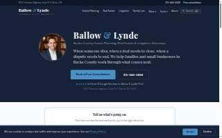 Ballow & Lynde PLLC website