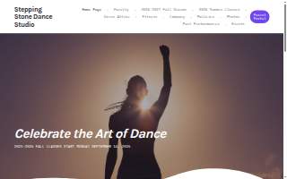 Stepping Stone Dance Studio website