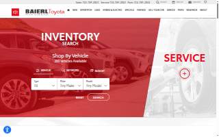 Baierl Ford Parts website