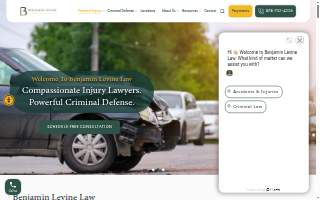 Benjamin Levine Law, LLC website