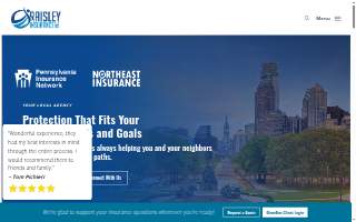 Raisley Insurance website