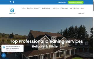 Clean Pros website