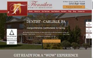 Flenniken Family Dentistry website