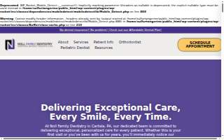 Noll Family Dentistry website