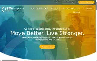 OIP Orthopedic Injury Clinic | Carlisle website