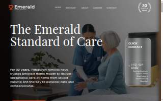 Emerald Home Health website
