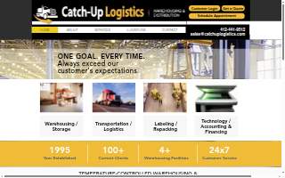 Catch-Up Logistics website