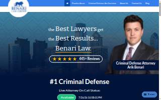 Benari Law Group website