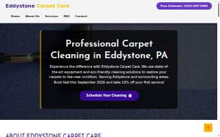 Eddystone Carpet Care website