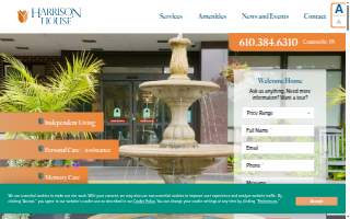 Harrison House Chester County website