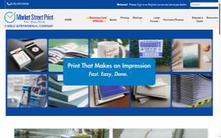 Market Street Print website