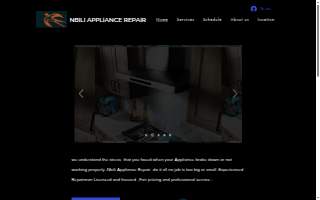 Nbili Appliance Repair website