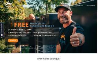 Sunrise Comfort Solutions website