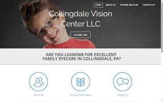 Collingdale Vision Center website