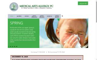 Medical Arts Allergy, PC website