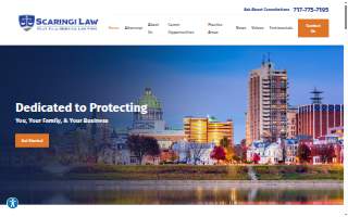 Scaringi Law of Colonial Park website
