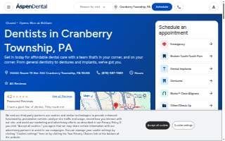 Aspen Dental - Cranberry Township, PA website
