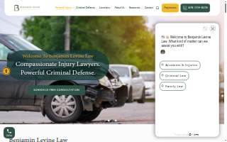 Benjamin Levine Law, LLC website