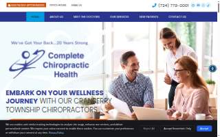 Complete Chiropractic Health website