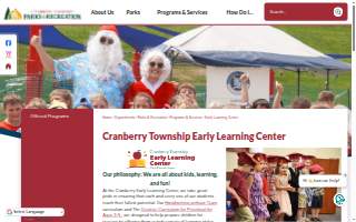 Cranberry Township Early Learning Center website