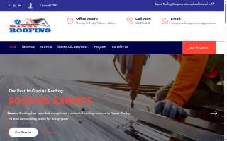Manny Roofing Contractor Inc website