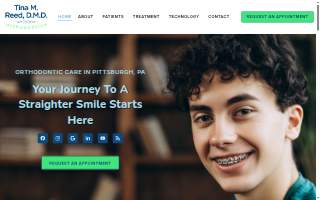 Tina Reed Orthodontics website