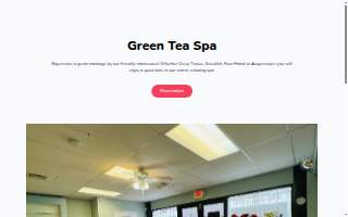 Green Tea Spa website