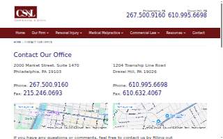 Cooper Schall & Levy website