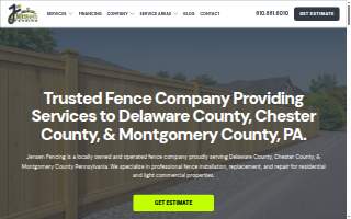 Jensen Fencing LLC website