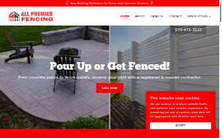 All Premier Fencing website