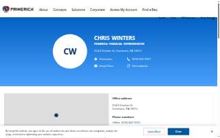 Chris Winters: Primerica - Financial Services website