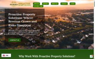 Proactive Property Solutions website