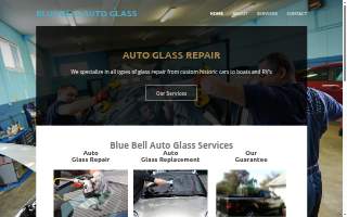 Blue Bell Auto Glass website