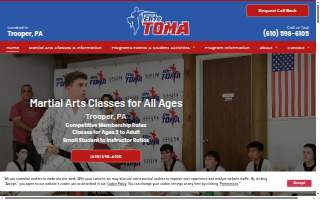 Elite TOMA Martial Arts Academy website