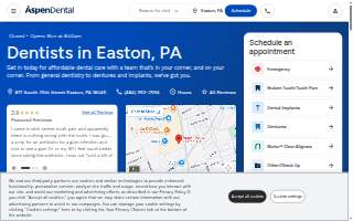 Aspen Dental - Easton, PA website
