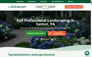 Chop Chop Landscaping - Easton, PA website