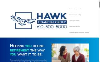 Hawk Financial Group website
