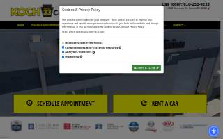 Koch 33 Collision website