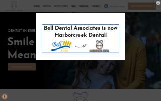 Harborcreek Dental website