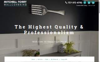 Mitchell Forry Wallcovering website