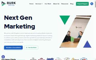 BURK Digital website