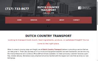 Dutch Country Transport Inc website
