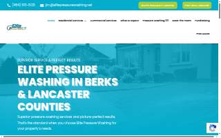 Elite Pressure Washing, LLC website