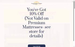Lancaster Mattress Co website