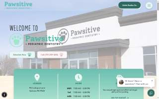 Pawsitive Pediatric Dentistry website