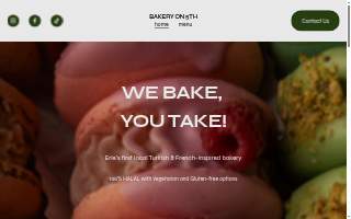 BAKERY ON 5TH website