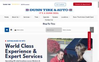 Dunn Tire website
