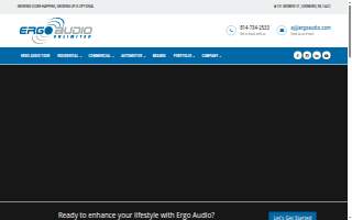 Ergo Audio website