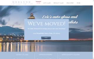 Hedlund Glass website