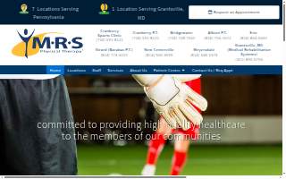 MRS Physical Therapy website